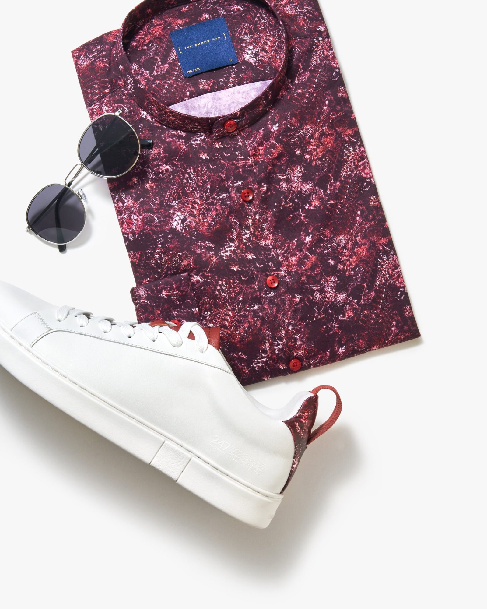 X2 (Men) - TSB White Maroon - Image 2